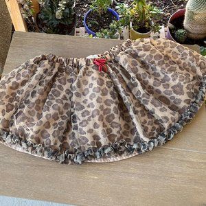 1989 Place Cheetah Print Tutu Skirt Toddler Girl Size 4T
